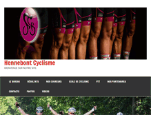 Tablet Screenshot of hennebontcyclisme.com